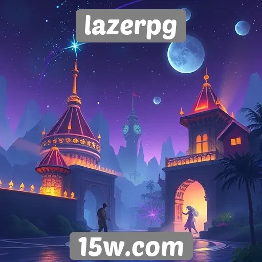 Atrações principais do site de jogos lazerpg